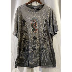 Vintage JEM‎ Dragon Tie Dye T-shirt Y2K 90s
